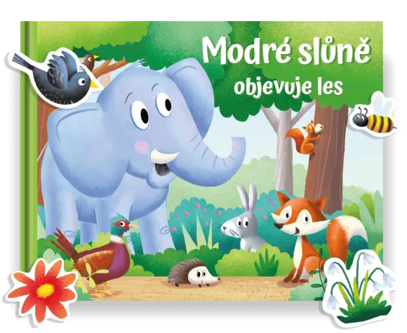 MODRÉ SLŮNĚ OBJEVUJE LES
