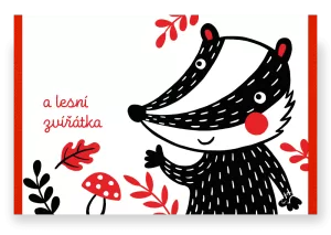 Obrázek produktu KONTRASTNÍ LEPORELO – LESNÍ ZVÍŘÁTKA