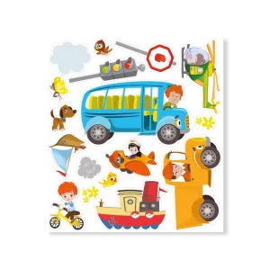 TAŠKA SE SAMOLEPKAMI – VEHICLES