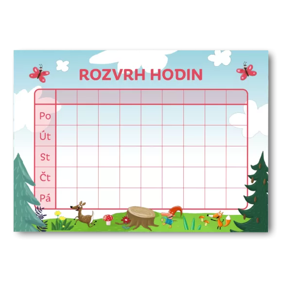 Obrázek produktu ROZVRH HODIN - LES