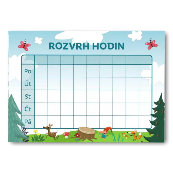 Obrázek produktu ROZVRH HODIN - LES