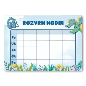 Obrázek produktu ROZVRH HODIN - ŠKOLÁČEK