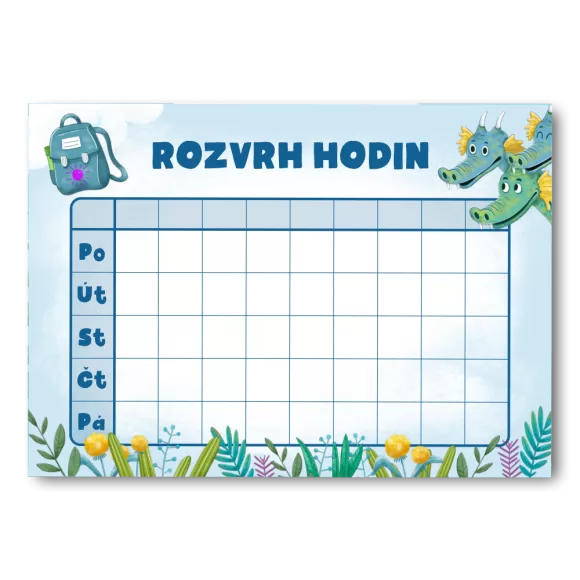 Obrázek produktu ROZVRH HODIN - ŠKOLÁČEK