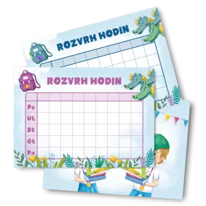 Obrázek produktu ROZVRH HODIN - ŠKOLÁČEK