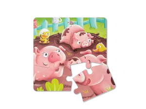 Puzzle MLÁĎÁTKA NA DVORKU