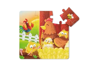 Puzzle MLÁĎÁTKA NA DVORKU