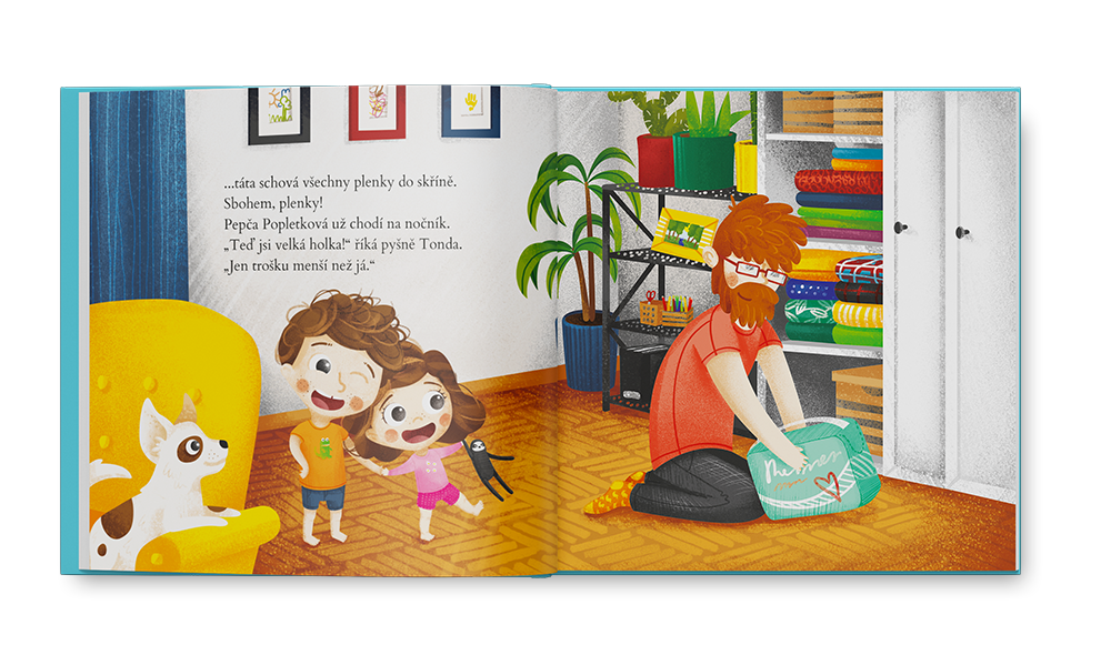 Pepča Popletková chodí na nočník