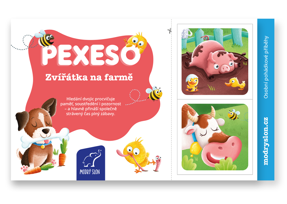 PEXESO - ZVÍŘÁTKA NA FARMĚ